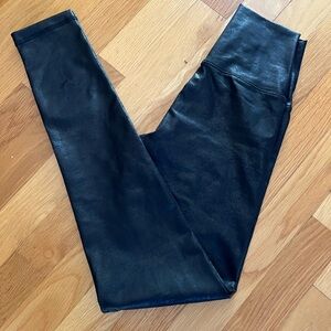 Aerie Black Faux Leather Leggings